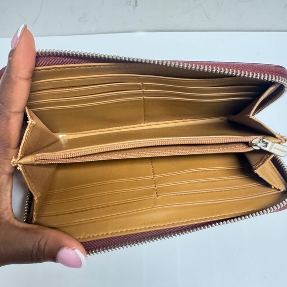 Coach Cream Wallet with Mickey Mouse Patches - Picture 3 of 6